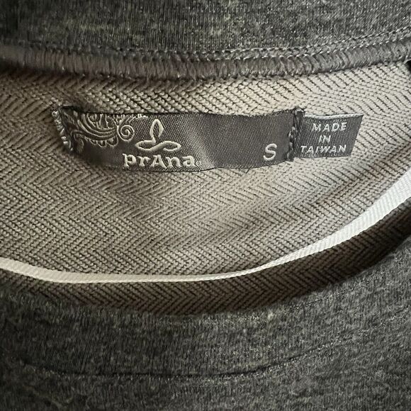 Prana Rosie Dress Ashy Gray Size Small Long Sleeve Sweater Dress w Pockets NWT - Picture 6 of 8